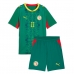 Camiseta Senegal Nicolas Jackson #11 Segunda Equipación Replica Mundial 2026 para niños mangas cortas (+ Pantalones cortos)